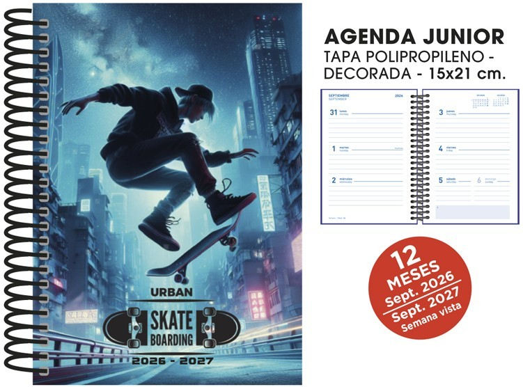 Agenda escolar Senfort